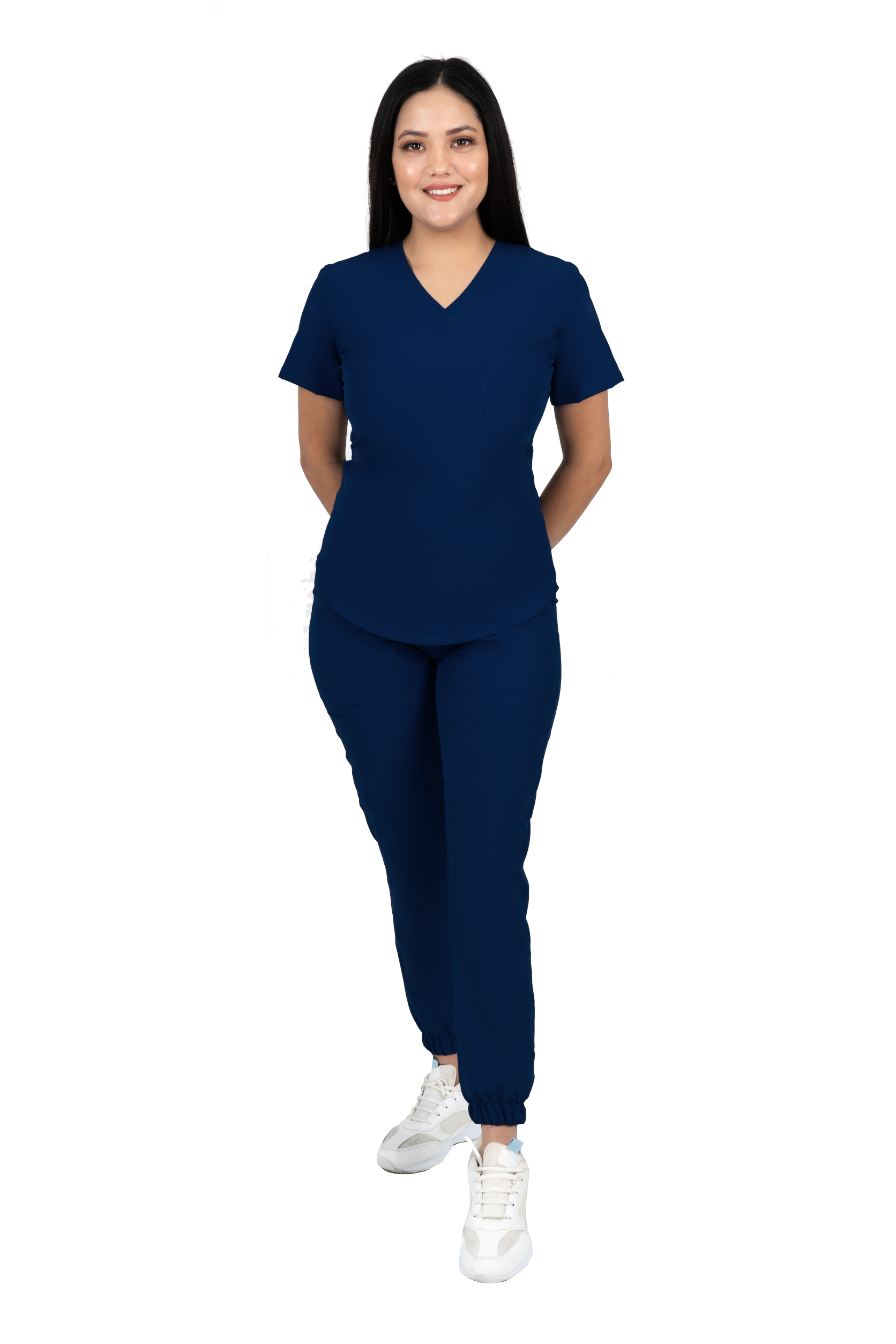 Pijama Quirurgica Jogger Antifluidos Mujer Azul Marino Envio Gratis Cherlooks
